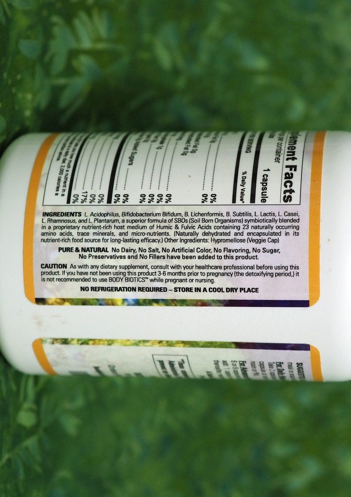 Body Biotics Soil-based Probiotic Consortia in a 90 capsule bottle
